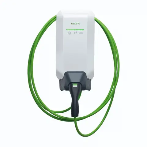 Produktabbildung KEBA KC P40 Pro white 22kW 6m (WLAN/RFID/ME)