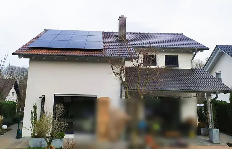 Photovoltaikanlage auf einem Wohnhaus in Königswinter
