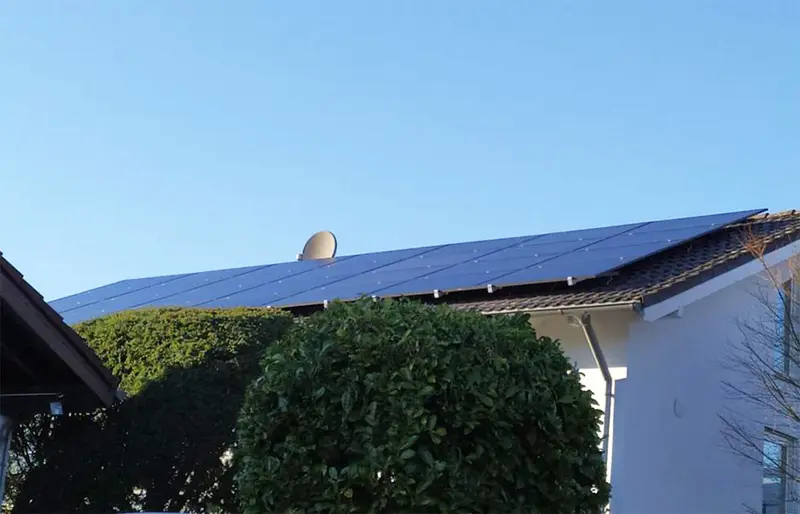 Photovoltaikanlage auf einem Wohnhaus in Königswinter
